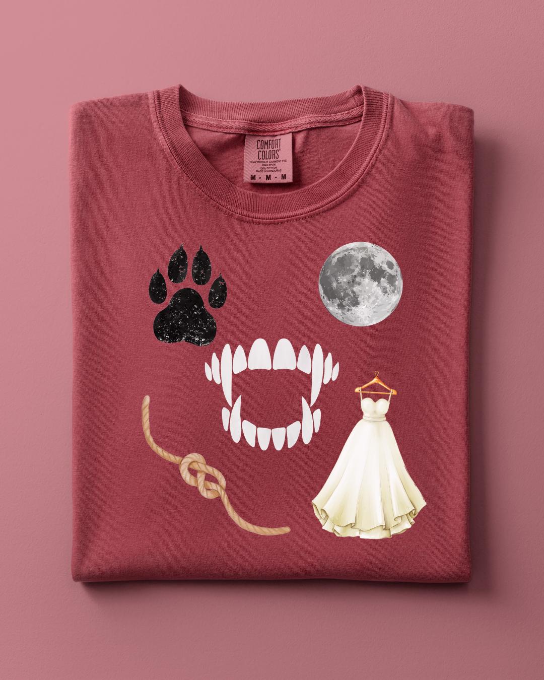 Bride doodle shirt | Mate by Ali Hazelwood | Made in-house | Officially licensed