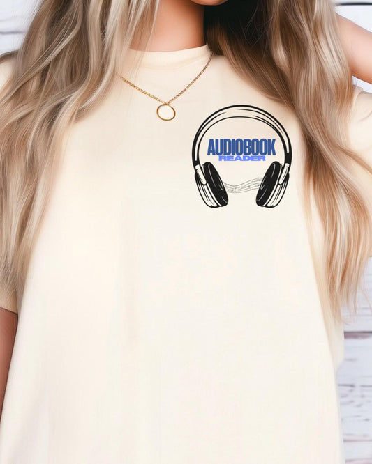 Audiobook Reader Shirt | Bookish & Obsessed Collection | Made in-house