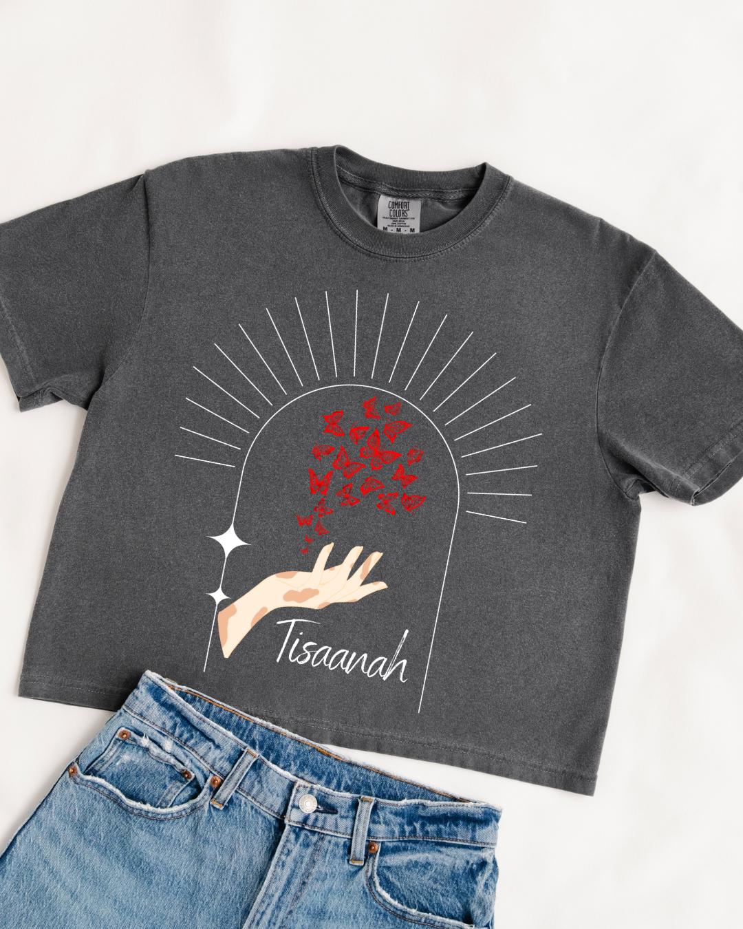 Tisaanah boxy cropped shirt | War of Lost Hearts Collection | Made in-house | Officially licensed