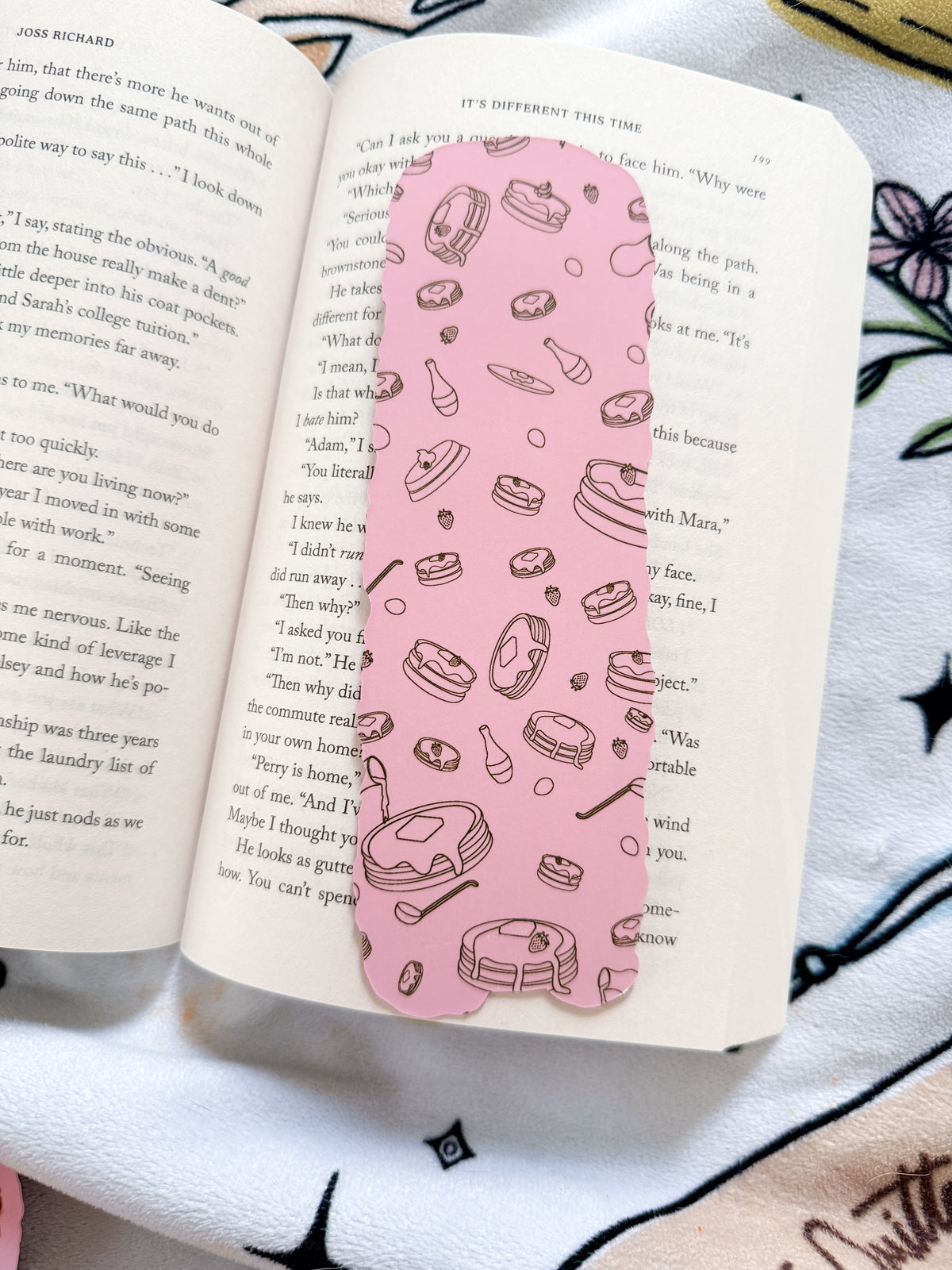 Pancake Stack die-cut bookmark