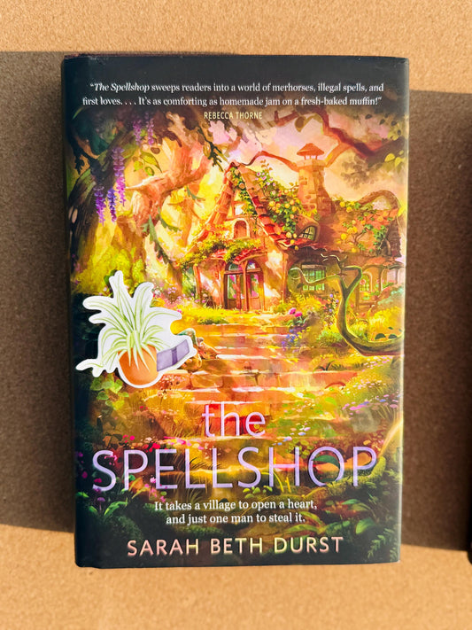 The Spellshop Caz the spider plant sticker | Officially Licensed by Sarah Beth Durst