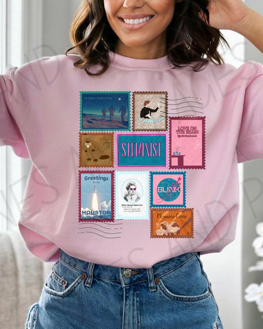 Love on the Brain postage stamp shirt | Made in-house | Officially licensed by Ali Hazelwood