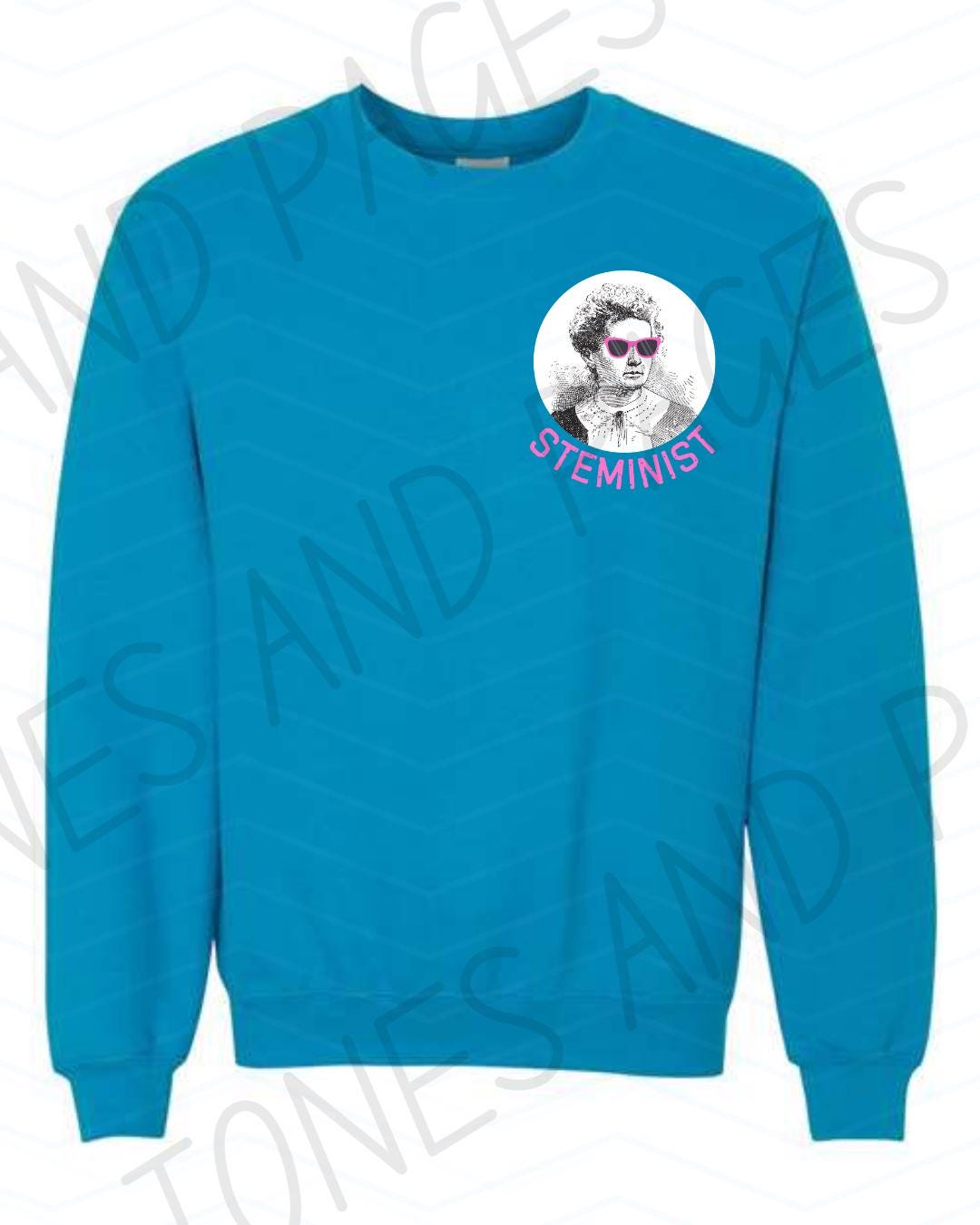 Marie Curie STEMINIST shirt | Love on the Brain by Ali Hazelwood | Made in-house | Officially licensed