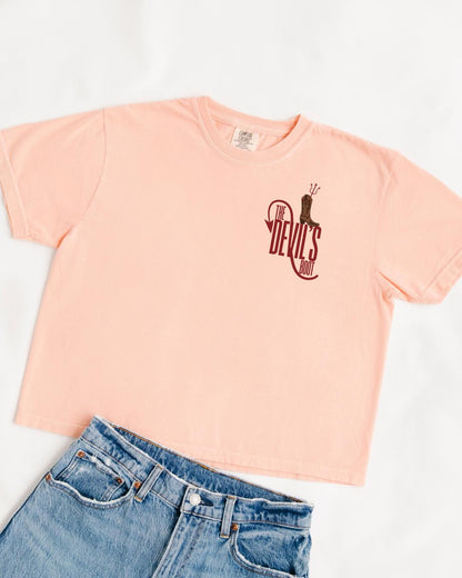 The Devil's Boot boxy crop shirt | Made in-house | Officially licensed by Lyla Sage