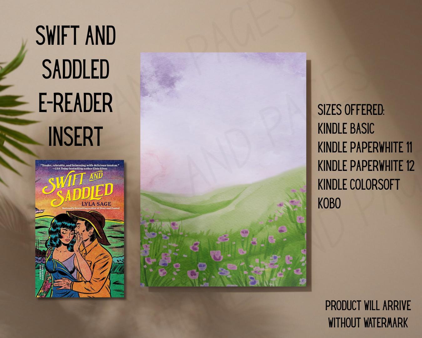 Rebel Blue Ranch E-Reader Inserts| Made in-house | Officially licensed by Lyla Sage