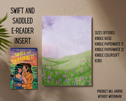 Rebel Blue Ranch E-Reader Inserts| Made in-house | Officially licensed by Lyla Sage