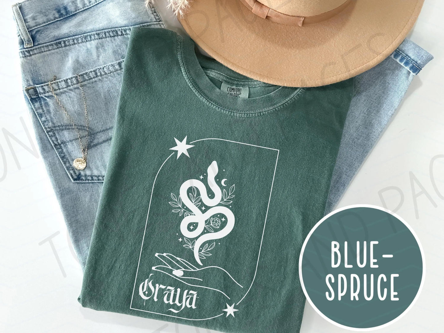 Oraya Comfort Colors Shirt | Crowns of Nyaxia Collection | Made In-House| Officially Licensed by Carissa Broadbent