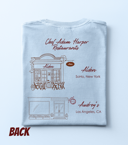 Adam Harper's Restaurants shirt | Officially Licensed by Joss Richard