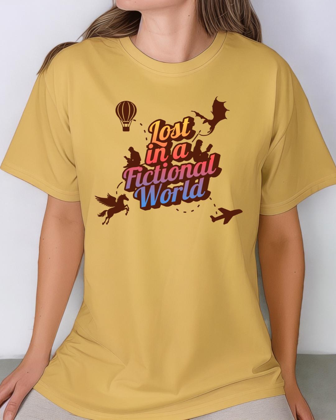 Lost in a fictional world shirt | Bookish & Obsessed Collection | Made in-house