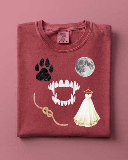 Bride doodle shirt | Mate by Ali Hazelwood | Made in-house | Officially licensed