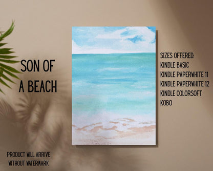Son of a Beach E-Reader Insert + Filler Stickers Bundle | Made in-house