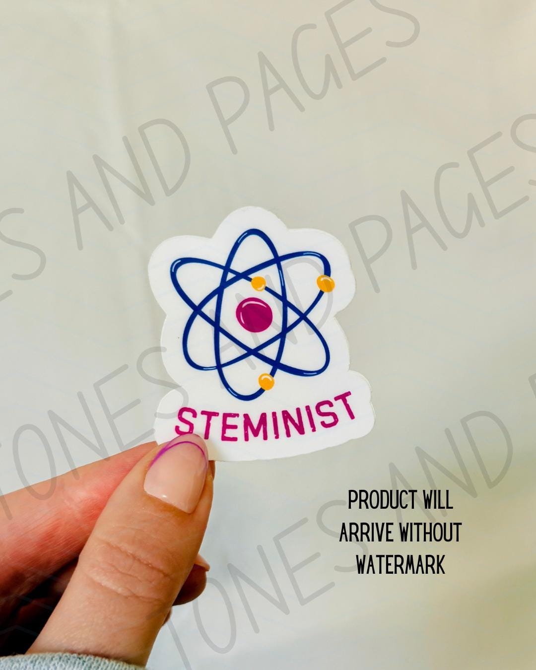 STEMINIST sticker | Love, Theoretically | Made in-house | Officially licensed by Ali Hazelwood