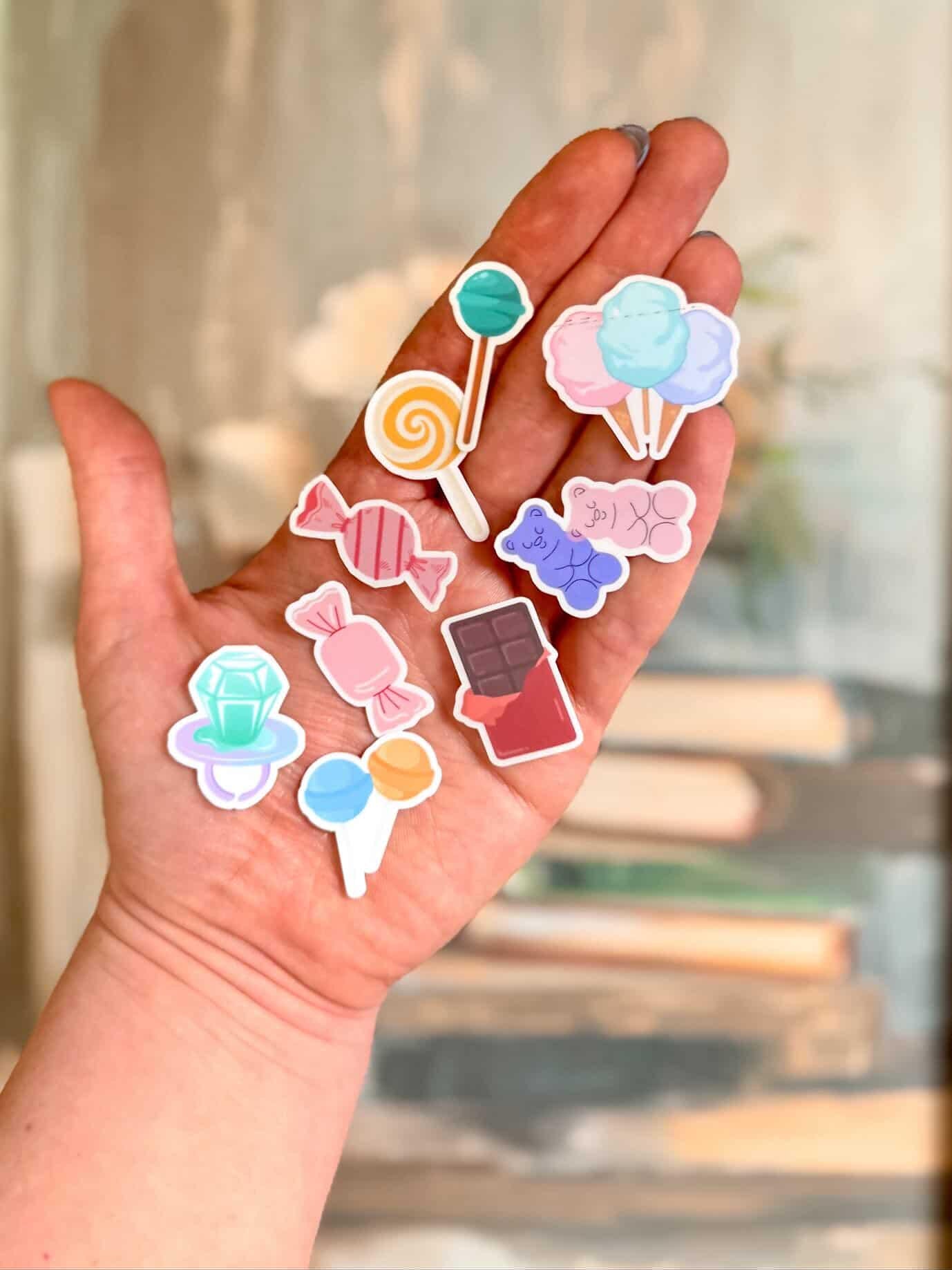 Candy Mountain E-Reader Insert + Filler Stickers Bundle | Made in-house