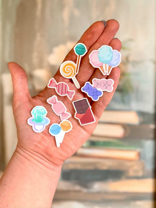 Candy Mountain E-Reader Insert + Filler Stickers Bundle | Made in-house