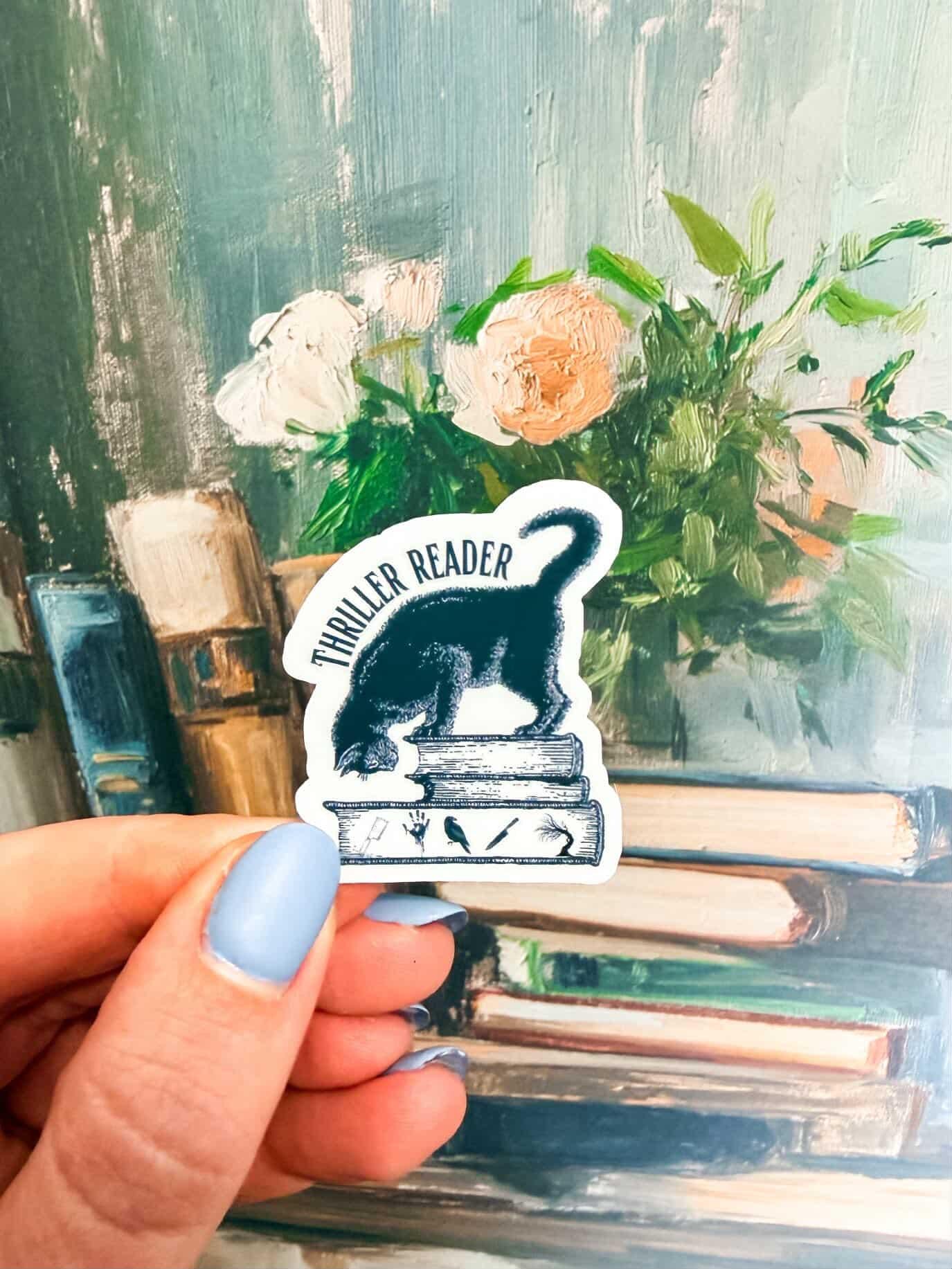 Thriller reader sticker | Made in-house