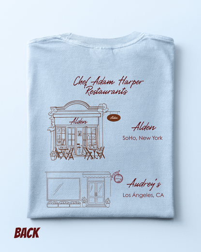 Adam Harper's Restaurants shirt | Officially Licensed by Joss Richard