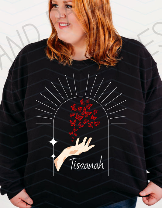 Tisaanah Crewneck | Daughter of No Worlds | War of Lost Hearts | Officially Licensed by Carissa Broadbent