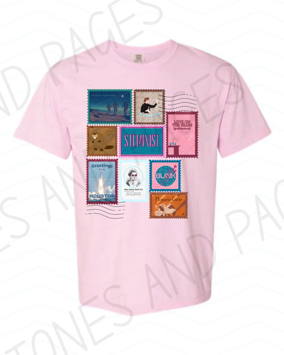Love on the Brain postage stamp shirt | Made in-house | Officially licensed by Ali Hazelwood