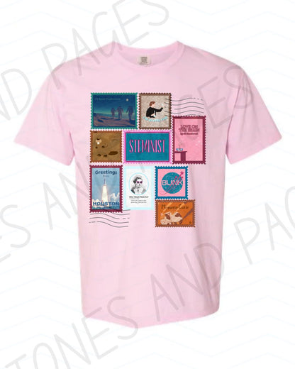 Love on the Brain postage stamp shirt | Made in-house | Officially licensed by Ali Hazelwood