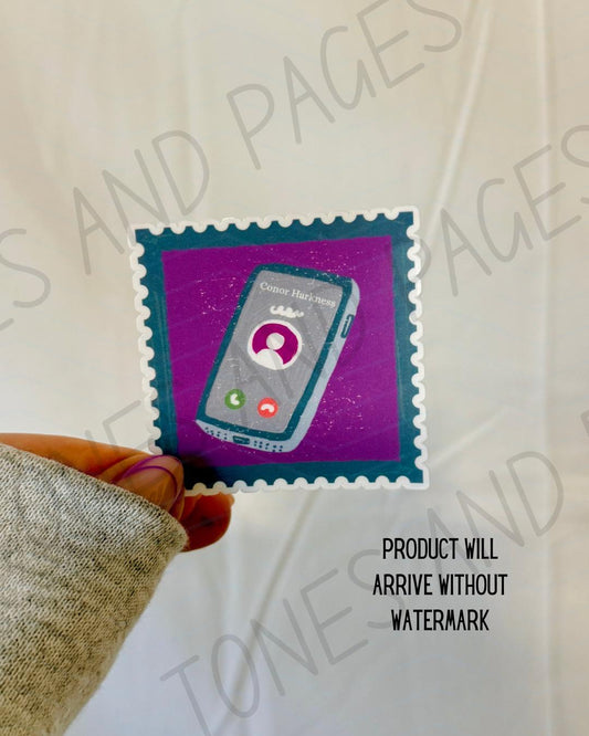 Conor Harkness Calling sticker | Problematic Summer Romance | Made in-house | Officially licensed by Ali Hazelwood