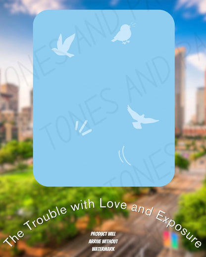The Trouble with Love e-reader inserts  | Made in-house | Officially licensed by Harriet Ashford
