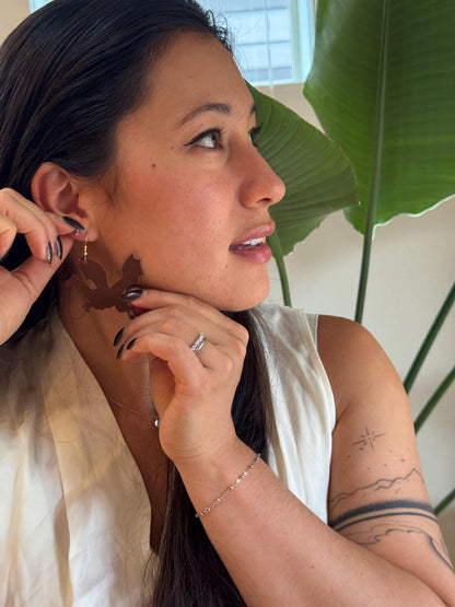 Sorae faux suede earrings | Kindreds Curse Saga | Officially licensed by Penn Cole