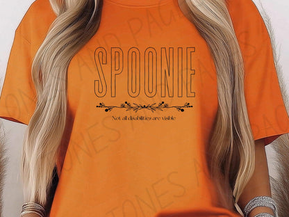 Spoonie shirt | Invisible Disabilities Collection | Made In-House