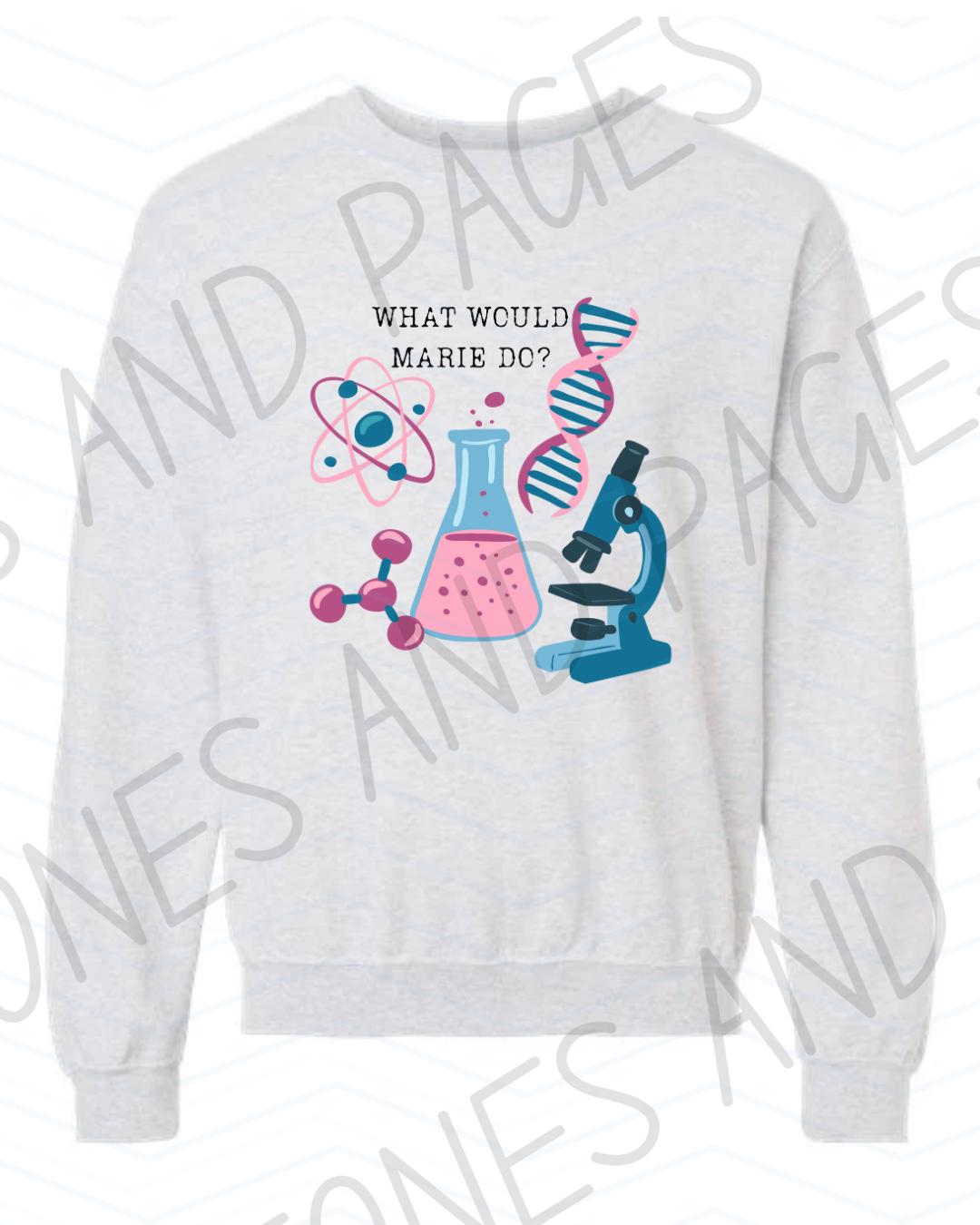 Marie Curie shirt | Love on the Brain by Ali Hazelwood | Made in-house | Officially licensed