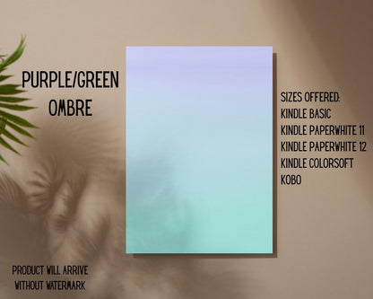 Simply Colored E-Reader Inserts | Made in-house