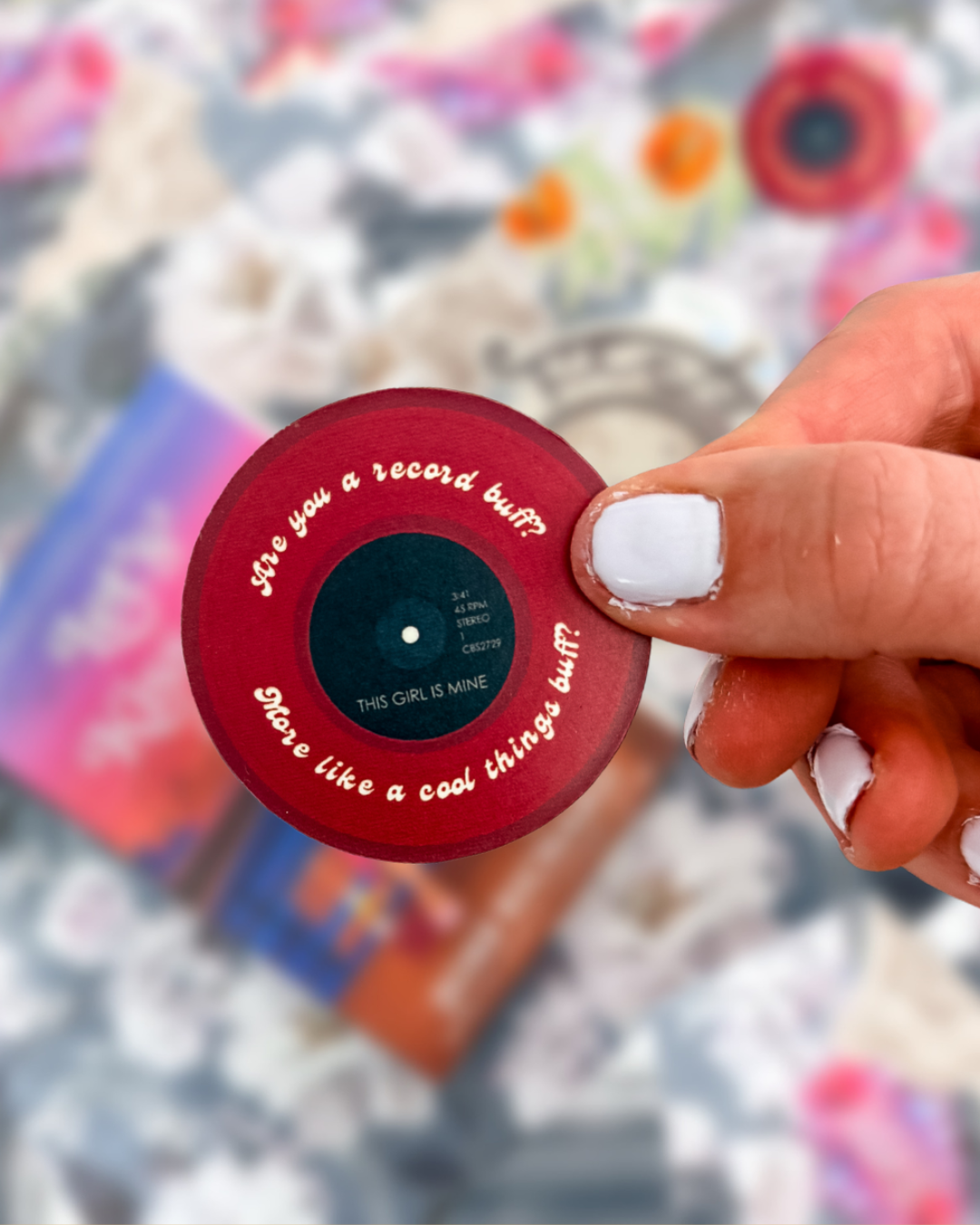 Are you a Record Buff? sticker | Officially Licensed by Joss Richard