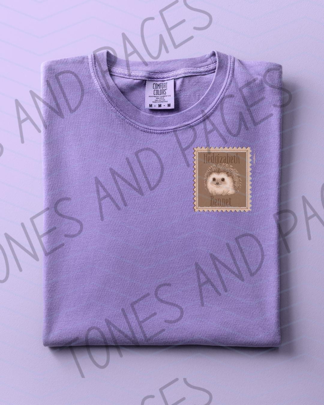 Hedgizaeth Bennet hedgehog shirt | Love, Theoretically by Ali Hazelwood | Made in-house | Officially licensed
