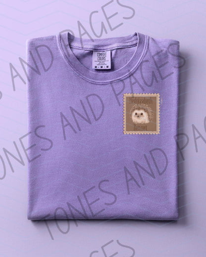 Hedgizaeth Bennet hedgehog shirt | Love, Theoretically by Ali Hazelwood | Made in-house | Officially licensed