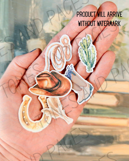 Cowboy Romance filler stickers | Made in-house