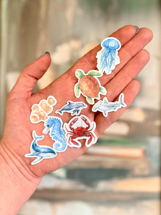 Drop in the Ocean E-Reader Insert + Filler Stickers Bundle | Made in-house