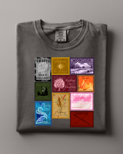 Emarion Realms stamp Shirt | Made in-house | Officially licensed by Penn Cole