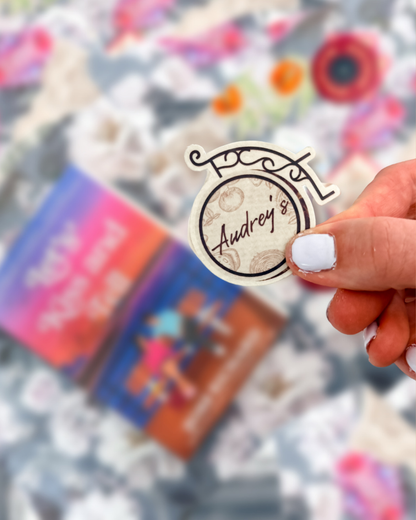 Audrey's restaurant sticker | Officially Licensed by Joss Richard