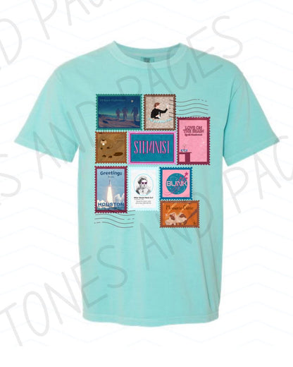 Love on the Brain postage stamp shirt | Made in-house | Officially licensed by Ali Hazelwood