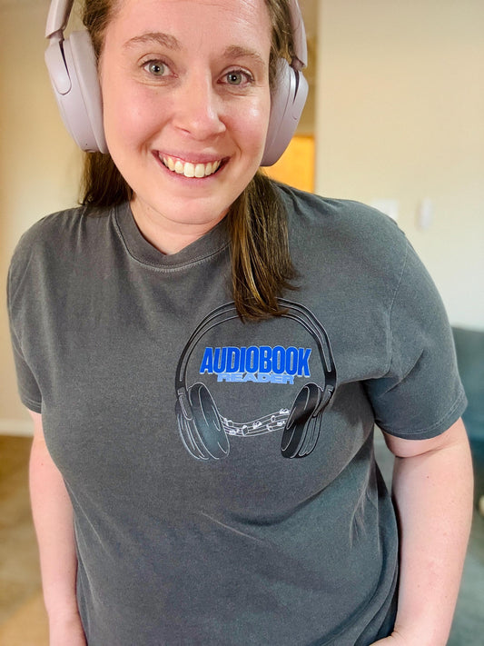 Audiobook Reader Shirt | Bookish & Obsessed Collection | Made in-house