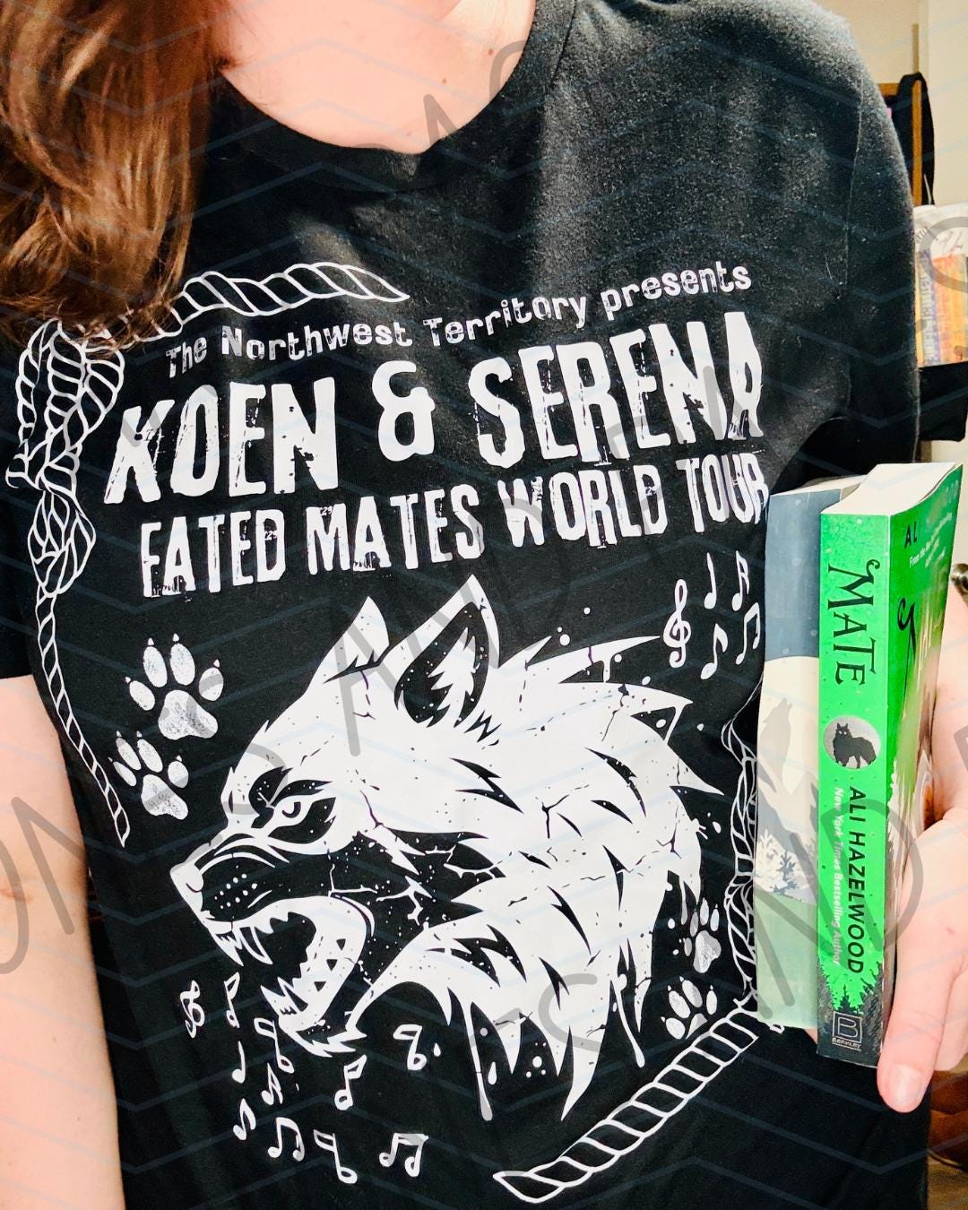 Koen and Serena World Tour shirt | Mate by Ali Hazelwood | Made in-house | Officially licensed