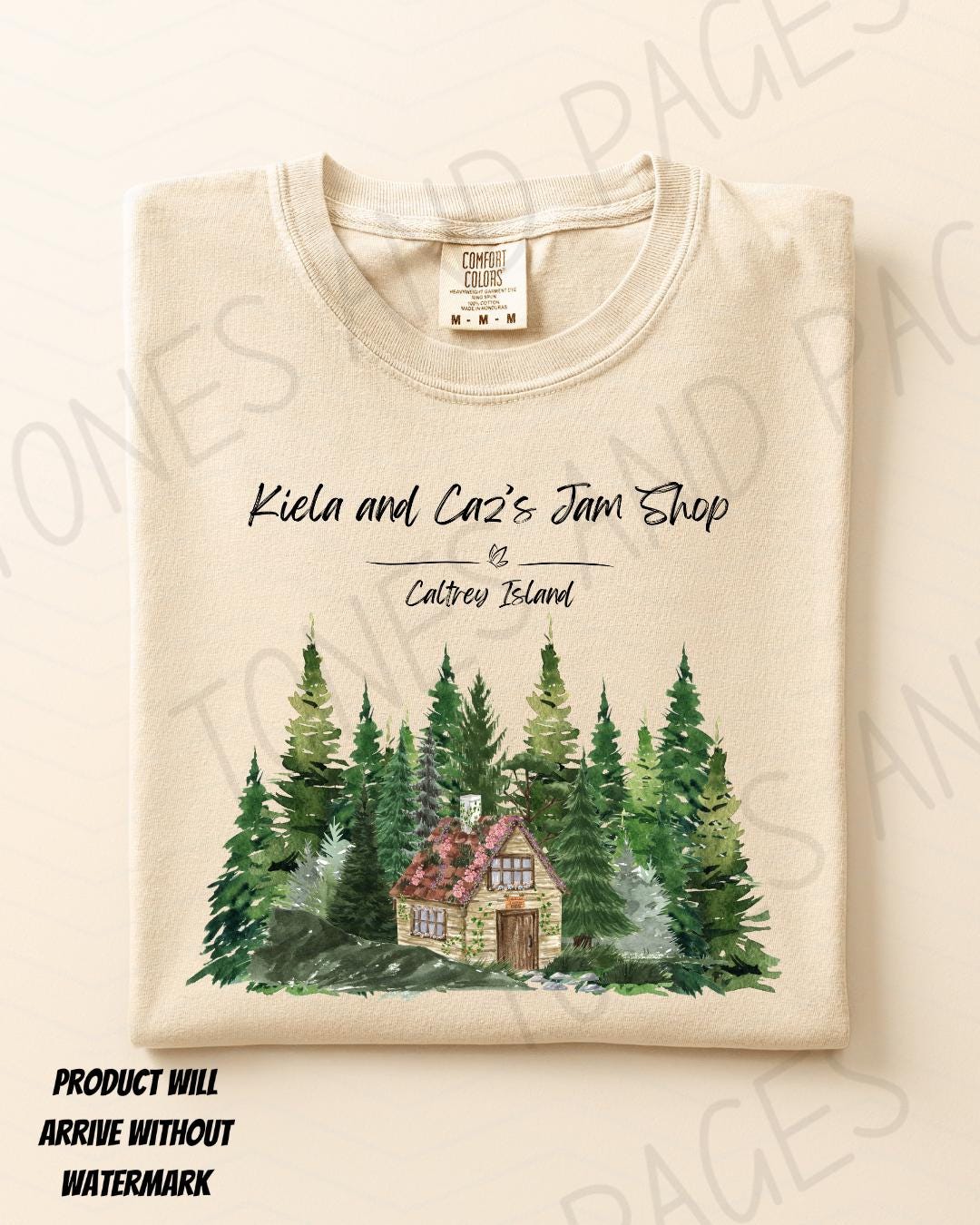 Kiela & Caz's Jam Shop shirt | The Spellshop | Made in-house | Officially licensed by Sarah Beth Durst
