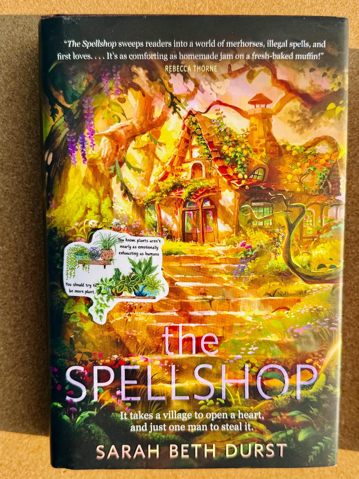 The Spellshop Be More Plant sticker |  Officially Licensed by Sarah Beth Durst