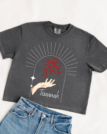 Tisaanah boxy cropped shirt | War of Lost Hearts Collection | Made in-house | Officially licensed