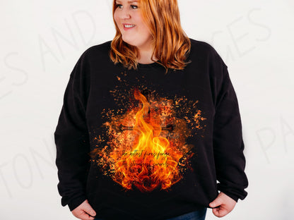 Heat of the Everflame midweight Sweatshirt | The Kindred’s Curse Saga Collection | Made in-house | Officially licensed