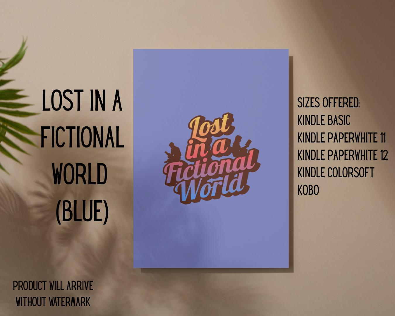 Lost in a Fictional World E-Reader Insert | Made in-house