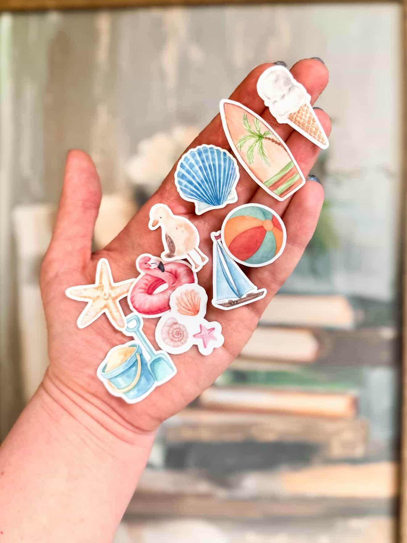 Son of a Beach E-Reader Insert + Filler Stickers Bundle | Made in-house