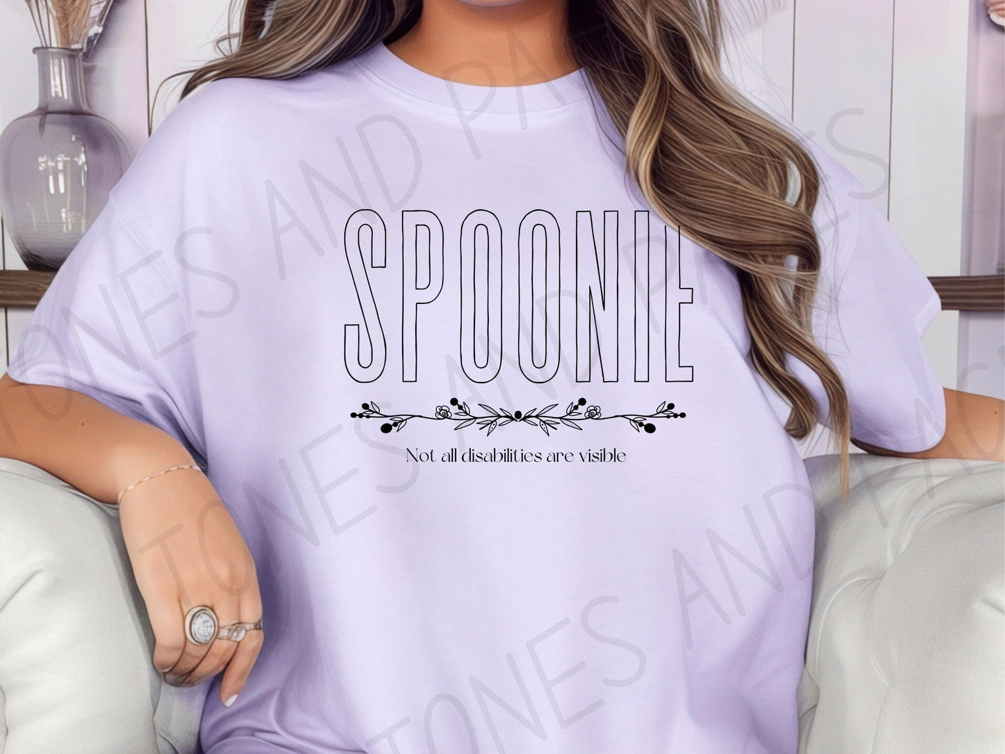 Spoonie shirt | Invisible Disabilities Collection | Made In-House