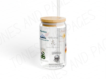 Emarion Realms Sipper Glass, 16oz | Officially Licensed by Penn Cole