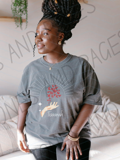 Tisaanah Comfort Colors Shirt | War of Lost Hearts Collection | Made in-house | Officially licensed