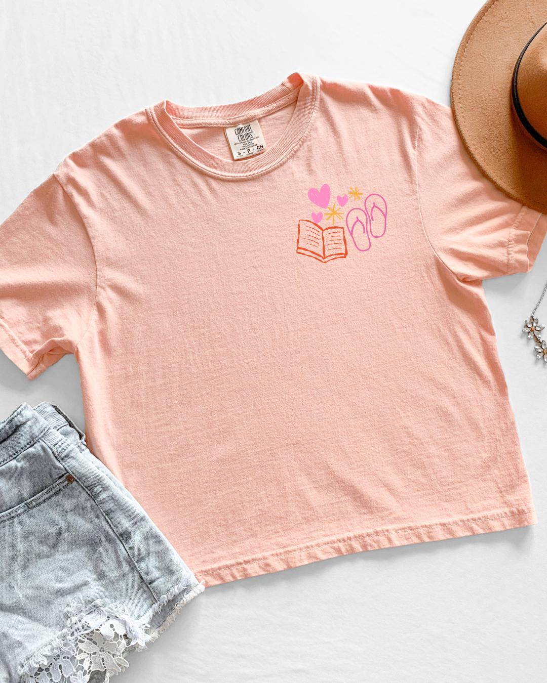 Problematic Summer Romance boxy crop shirt | Love, Theoretically by Ali Hazelwood | Made in-house | Officially licensed