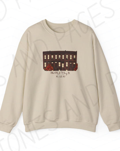 Meet Me at 74 Perry St. sweatshirt | It's Different This Time Collection | Made in-house | Officially licensed by Joss Richard